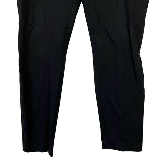 CABI 5174 PENCIL Trouser Black Side Zip Skinny Slim Leg Stretch Cotton Pants 10 - Picture 3 of 15